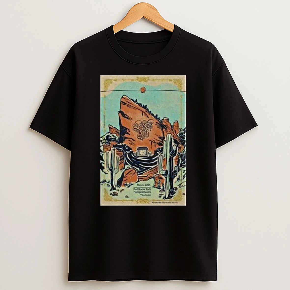 Bright Eyes Red Rocks Tour May 6 2026 Shirts