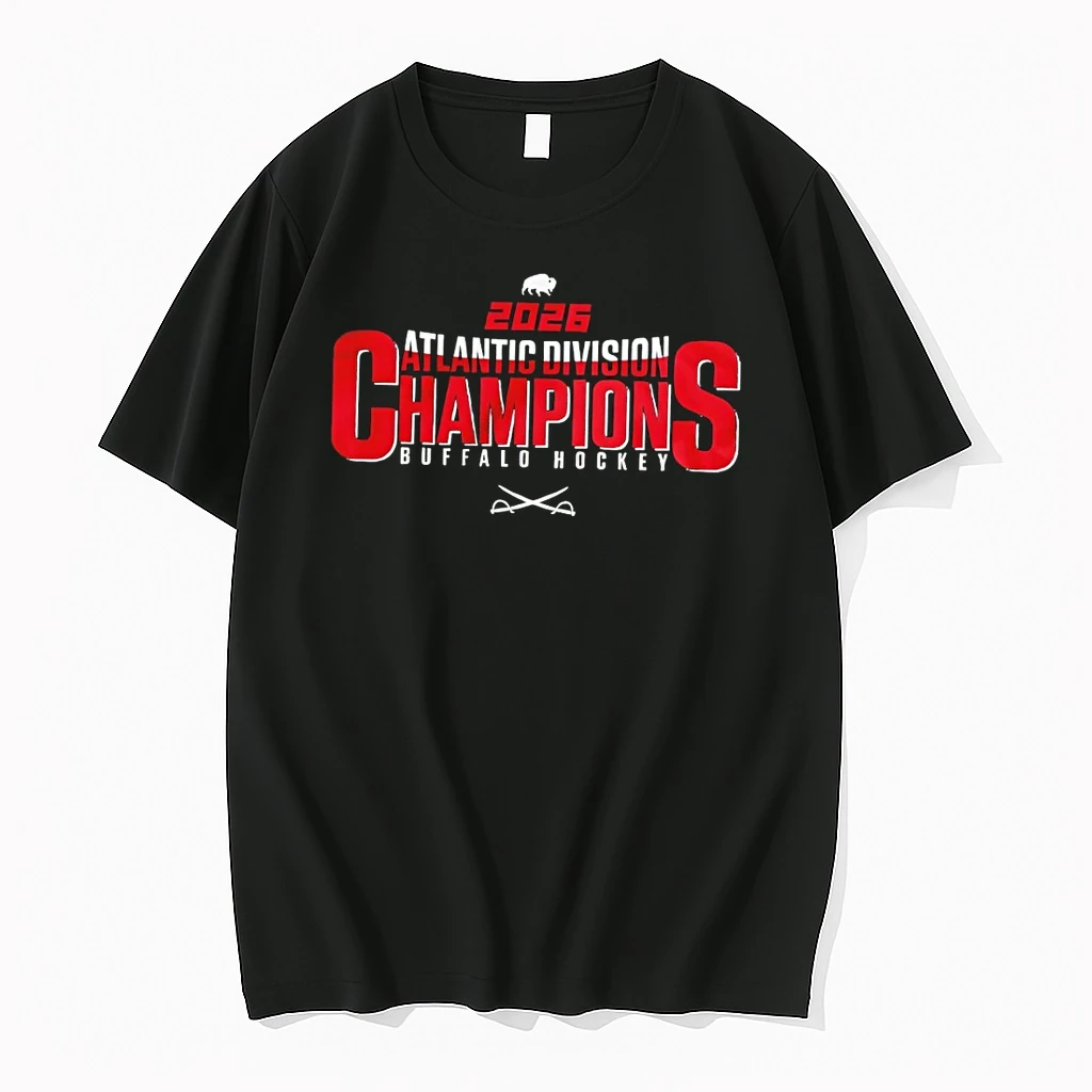 Buffalo Sabres Hockey Atlantic Division Champions 2026 Nhl Logo Shirts