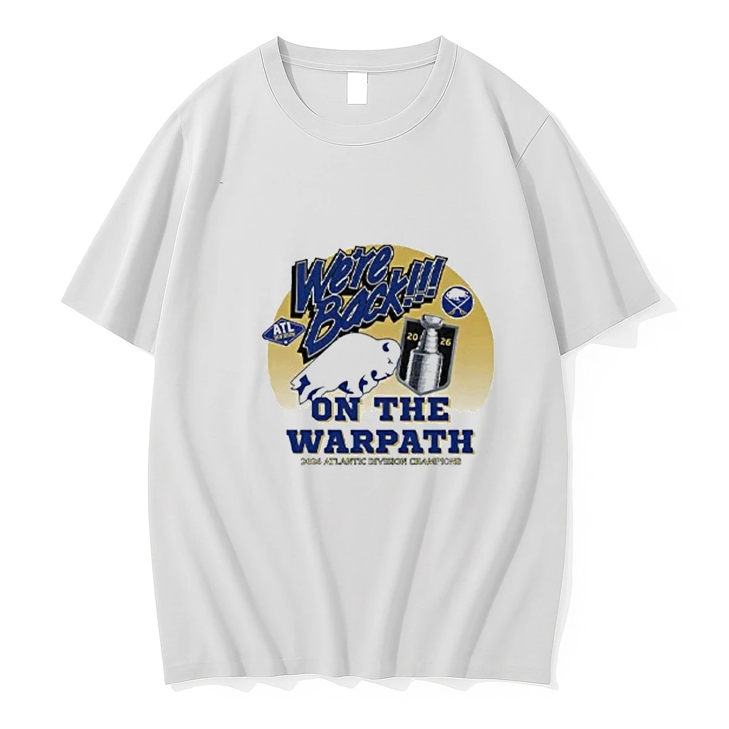 Buffalo Sabres Were Back On The Warpath 2026 Atlantic Division Champions 00 Shirts