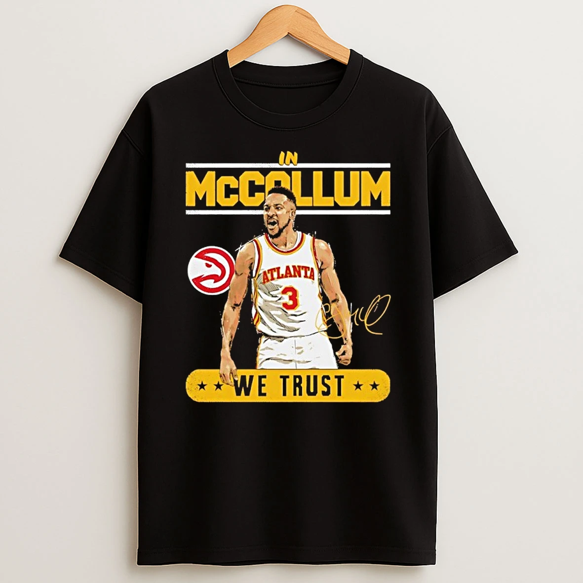 Cj Mccollum In Mccollum We Trust Atlanta Hawks Shirts