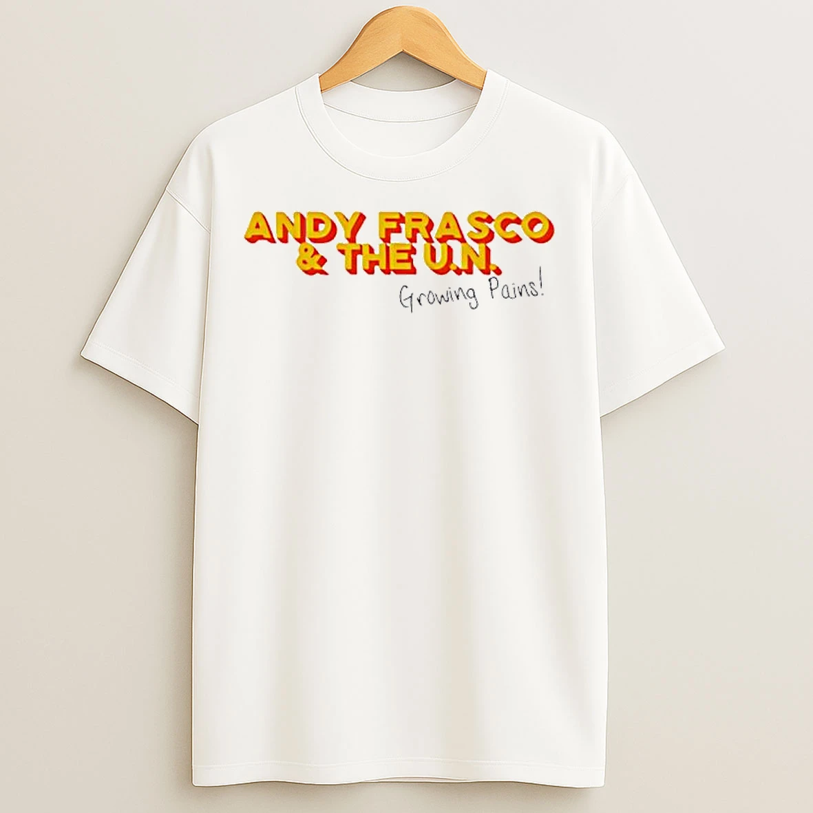 Classic 4rv03pj6 Andy Frasco The U N Growing Pains T Shirts