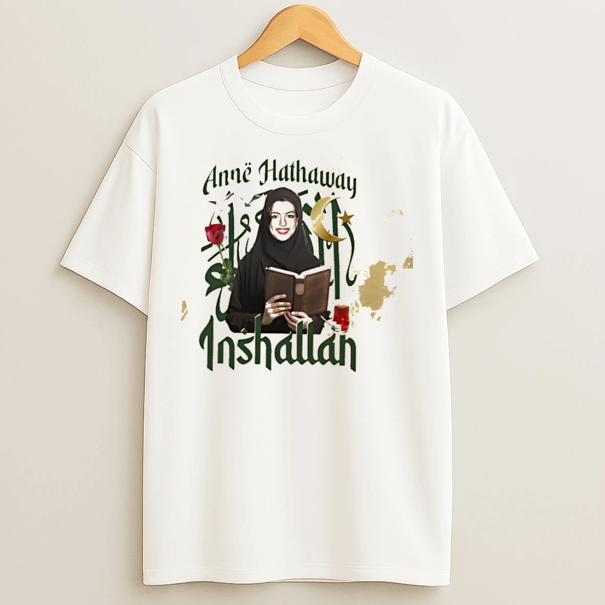 Classic Anne Hathaway Inshallah T Shirts