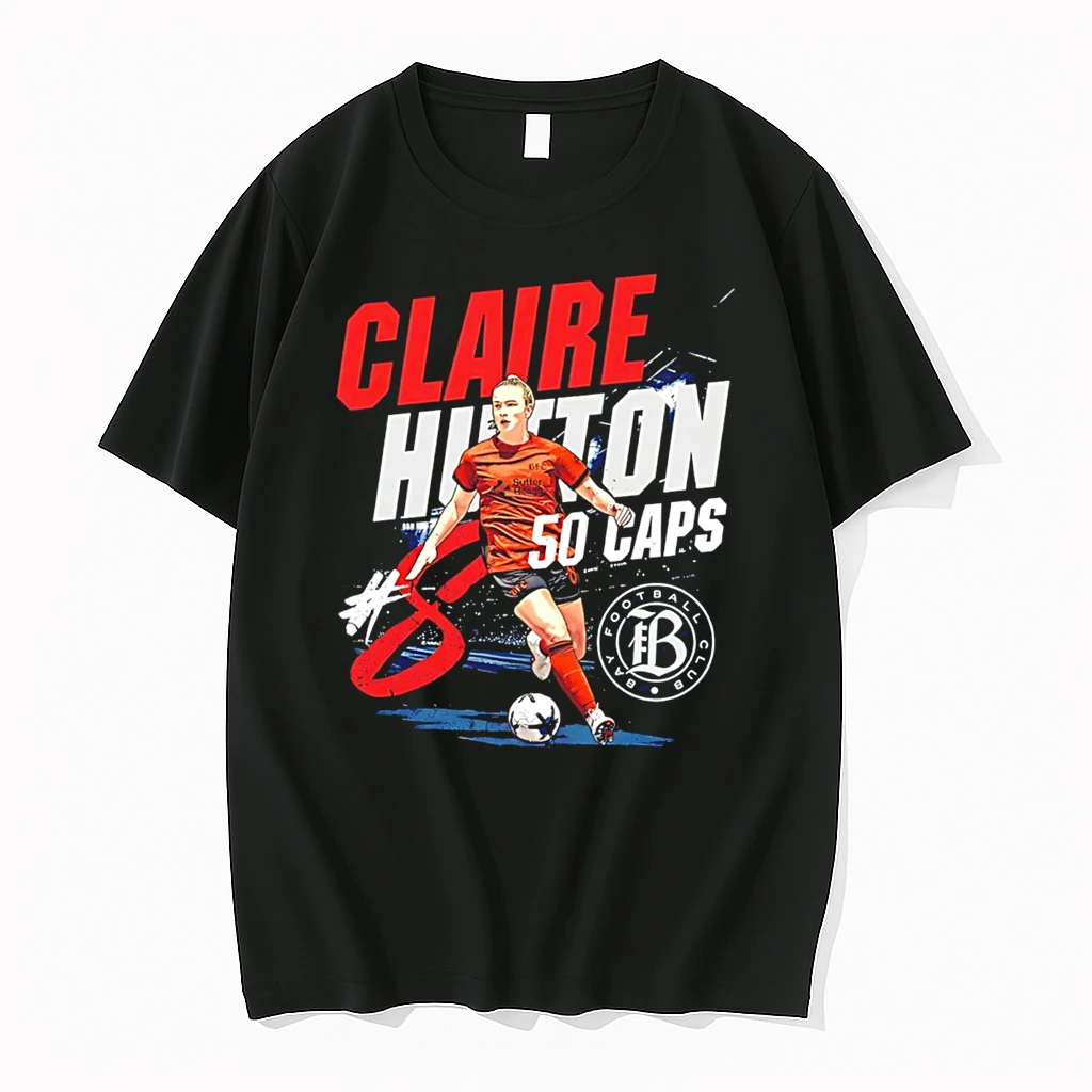 Classic Bay Football Club Claire Hutton 50 Caps Illustration Tee T Shirts
