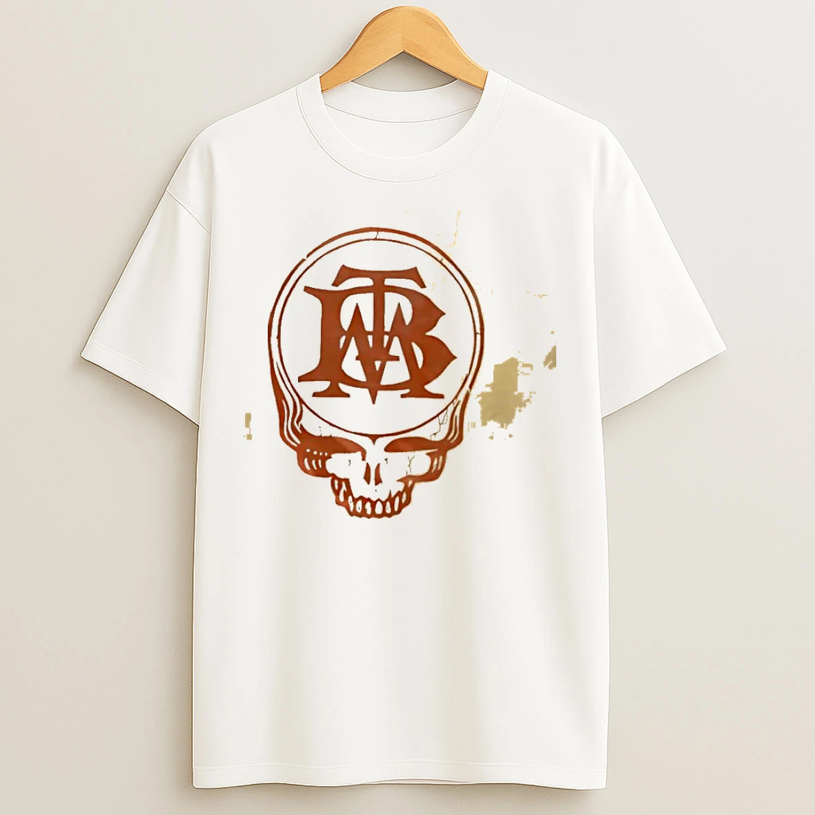 Classic Big Thunder Mountain Grateful Dead Skull Logo Collaboration T Shirts