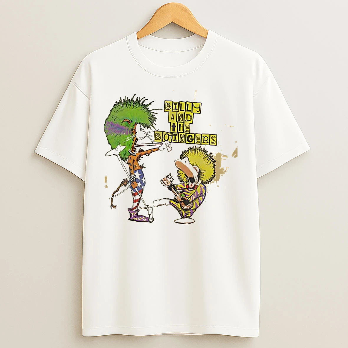 Classic Billy The Boingers Band Bloom County Comic T Shirts