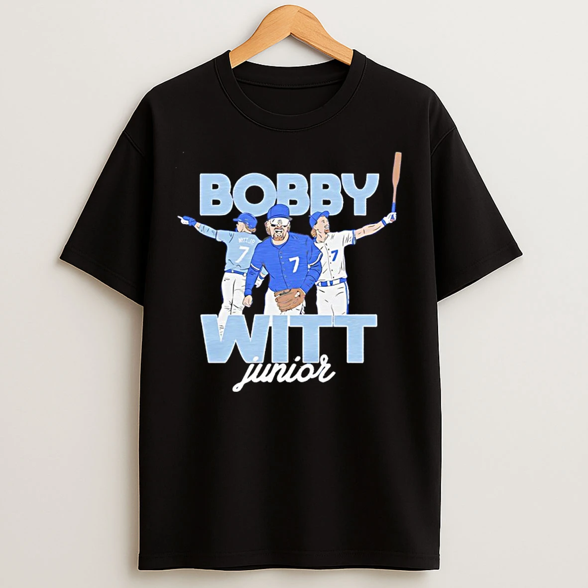 Classic Bobby Witt Junior Kansas City Royals Collage Cartoon T Shirts