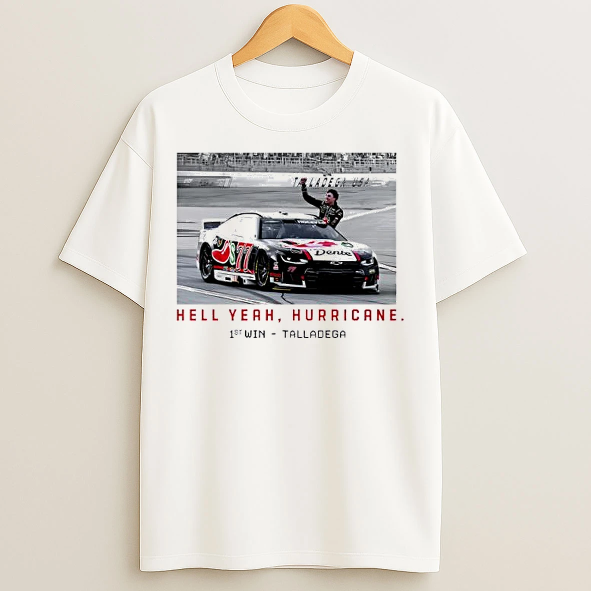 Classic Carson Hocevar Classic Ink Hell Yeah Hurricane 1st Win T Shirts