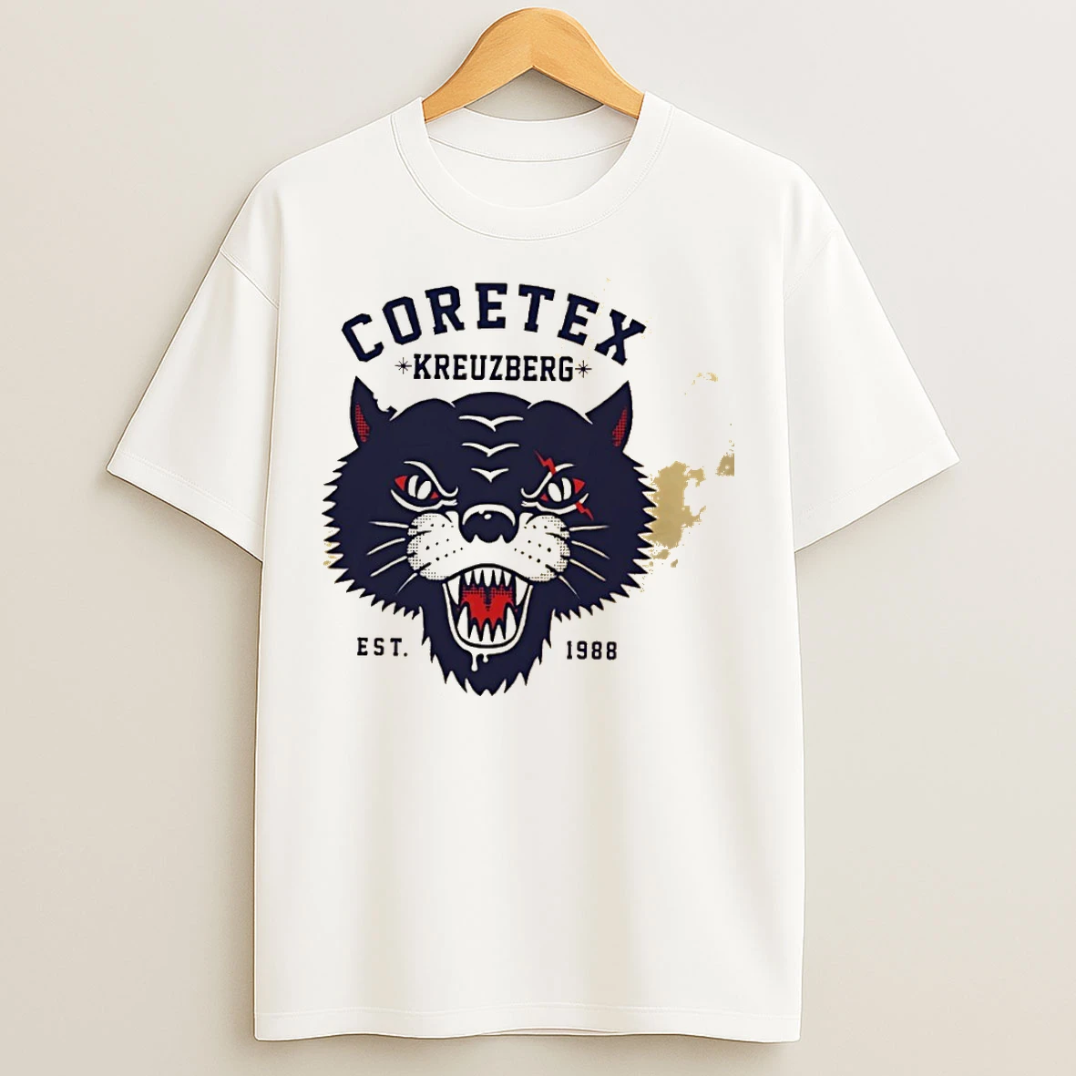 Classic Coretex Records Panther Pin Est 1988 T Shirts
