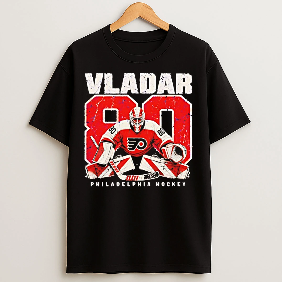 Classic Dan Vladar Philadelphia Flyers Hockey Goalier T Shirts