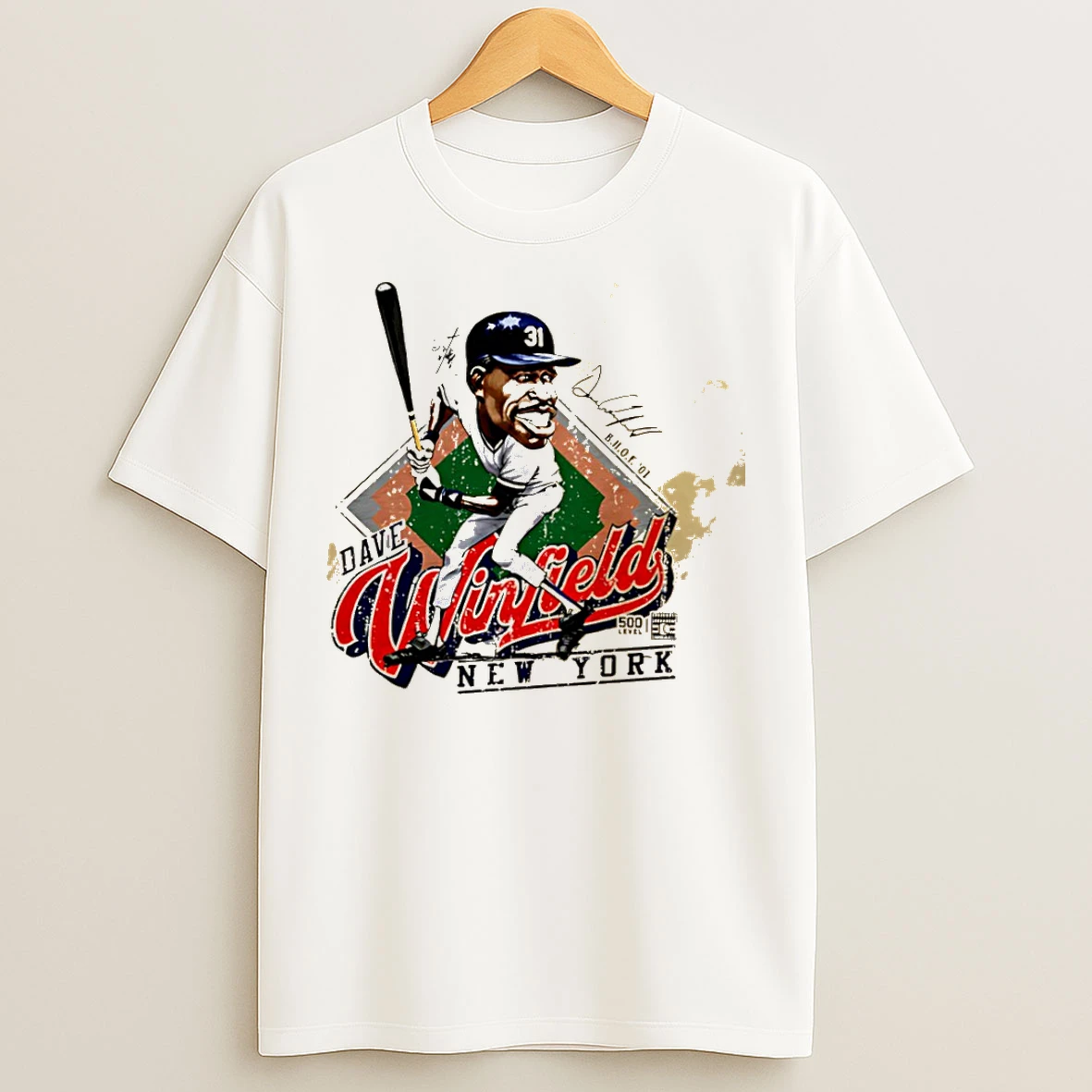 Classic Dave Winfield New York Y Bruce Stark Collection T Shirts