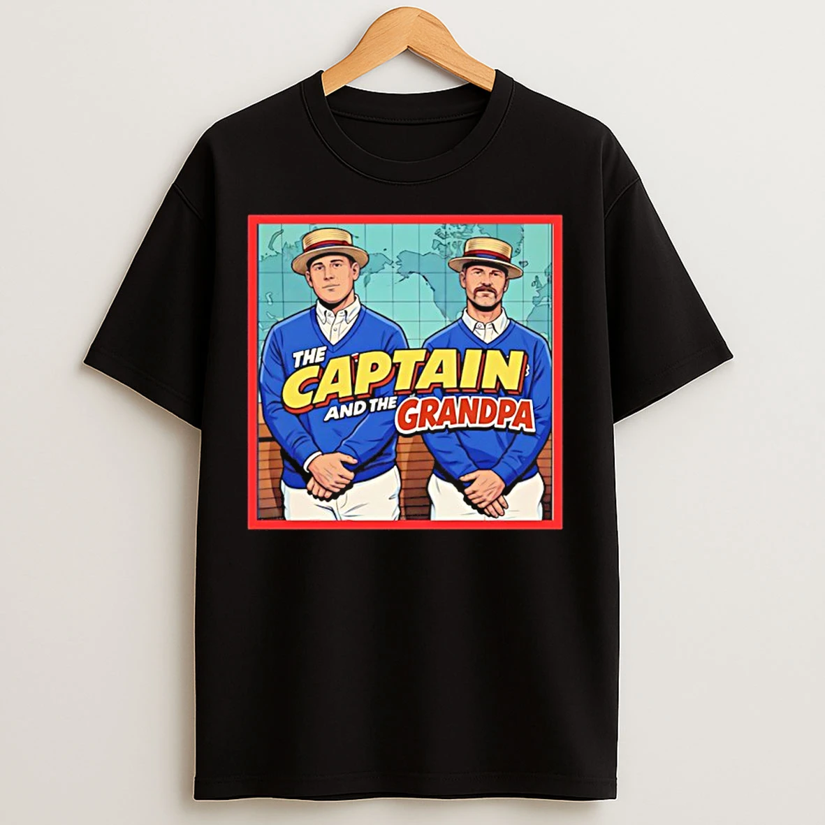 Classic David Ross And Anthony Rizzo The Captain And The Grandpa Chicago Cubs T Shirts