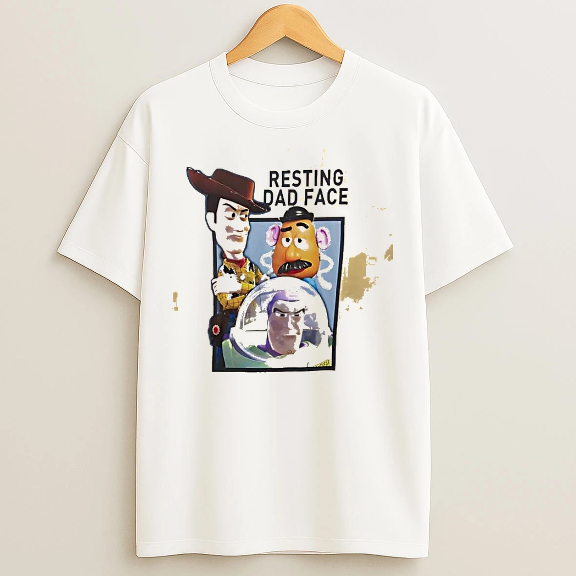 Classic Disney Pixar Toy Story Resting Dad Face T Shirts