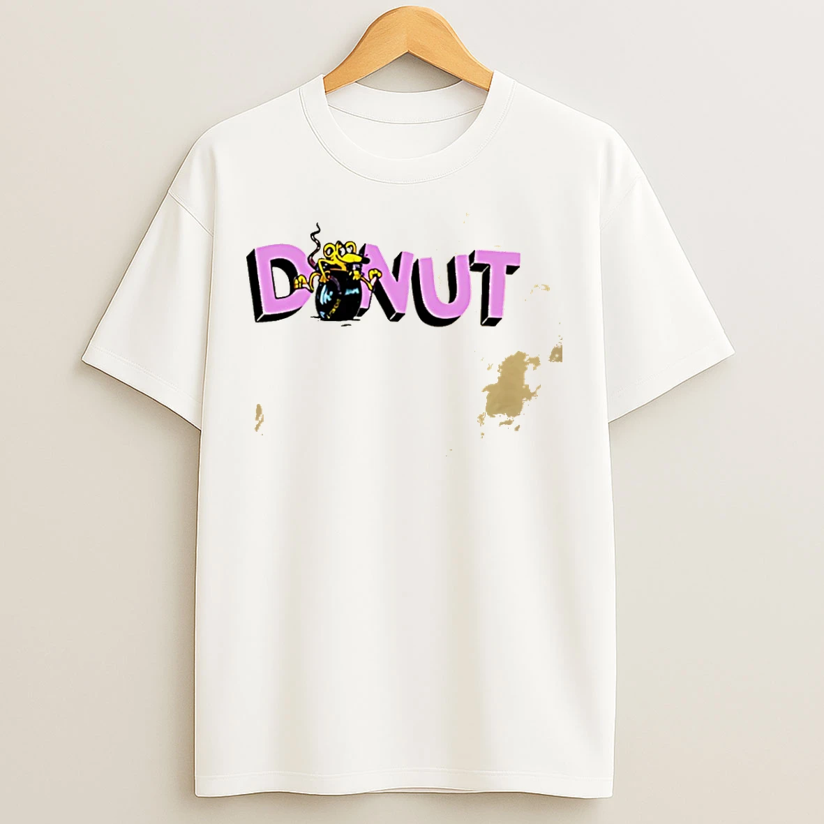 Classic Donut Skrrrt The Rat Graphic T Shirts