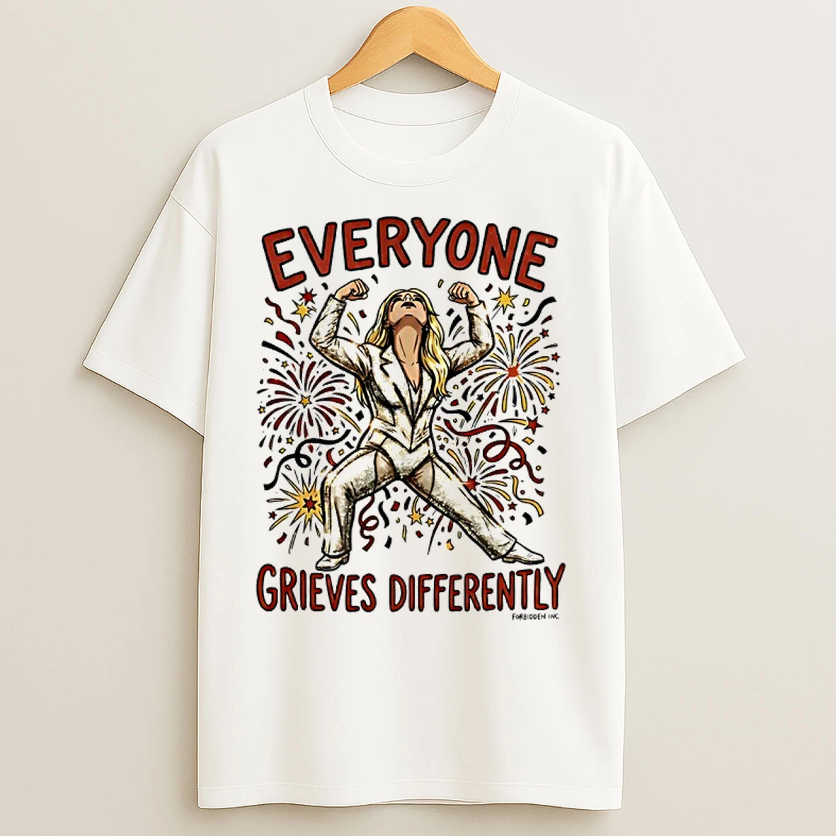 Classic Everyone Grieves Differently Graphic T Shirts