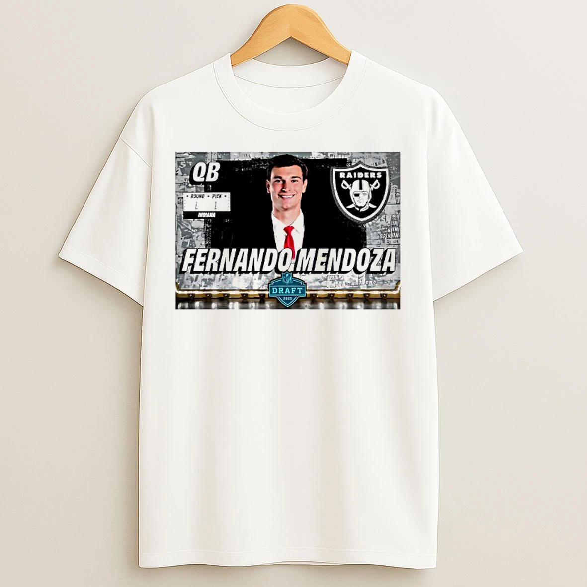 Classic Fernando Mendoza 2026 1st Las Vegas Raiders T Shirts