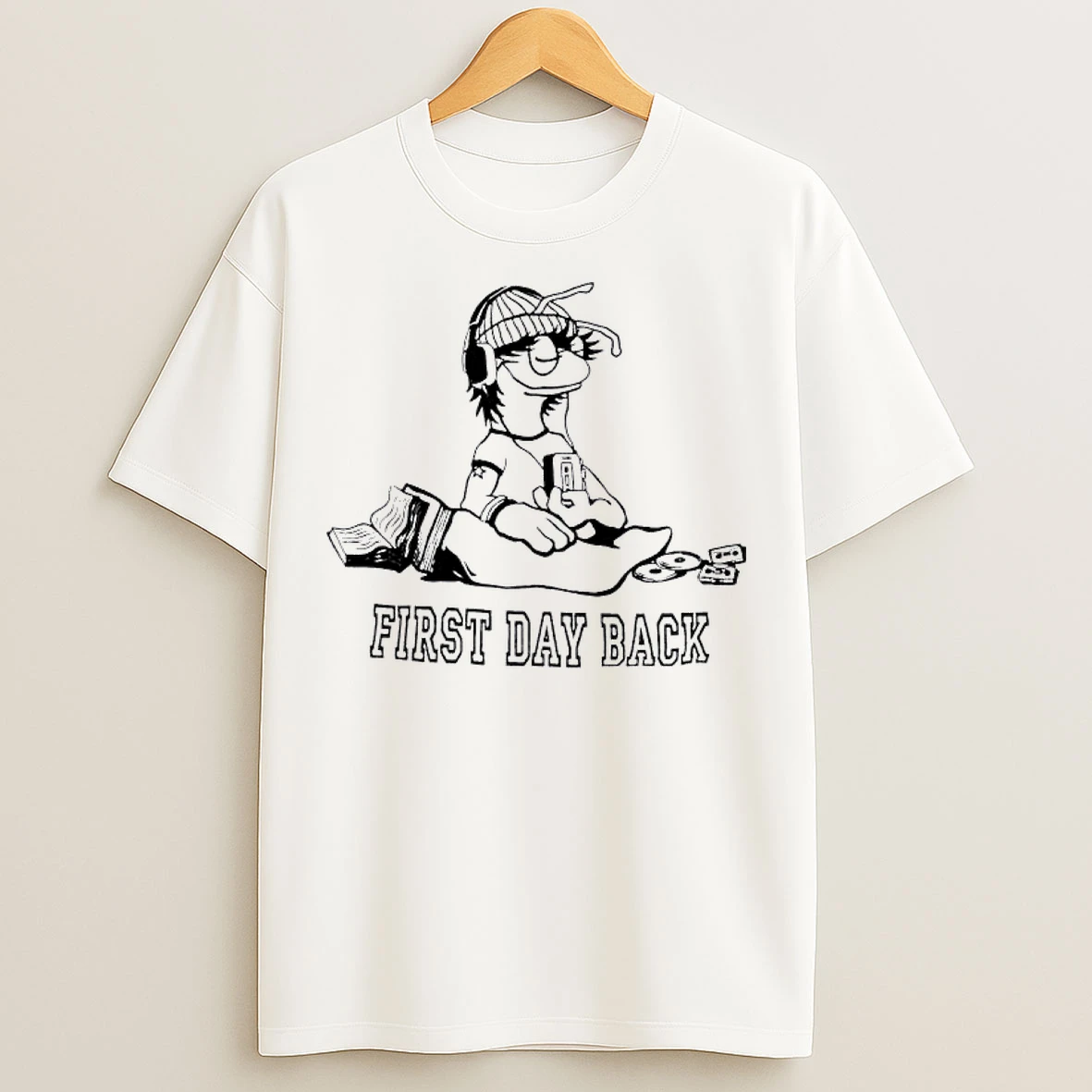 Classic First Day Back Cartoon T Shirts