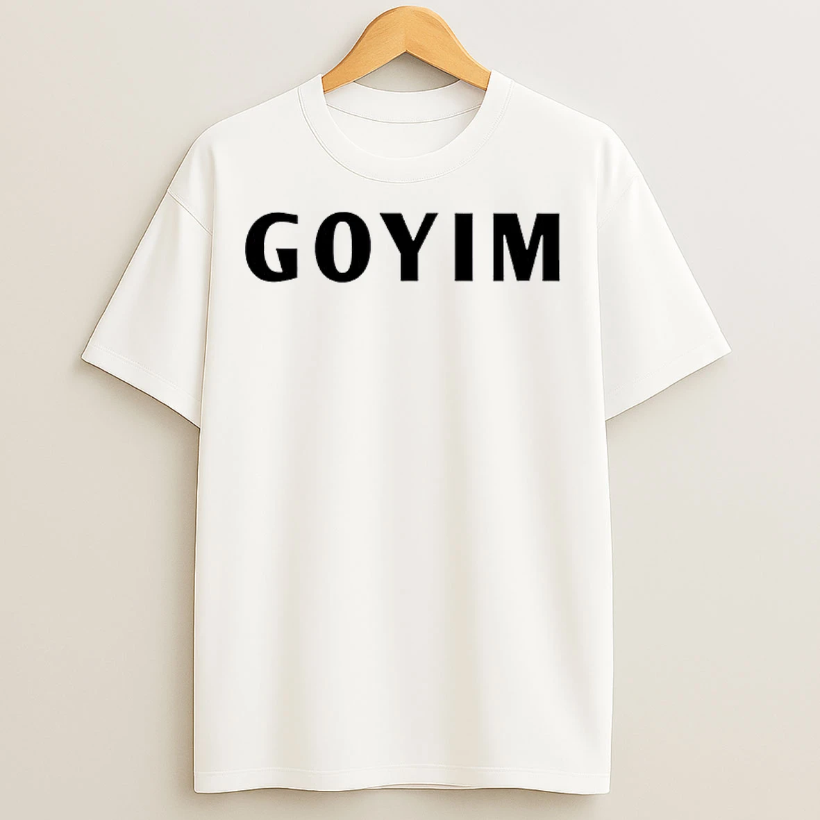 Classic Goyim Text T Shirts