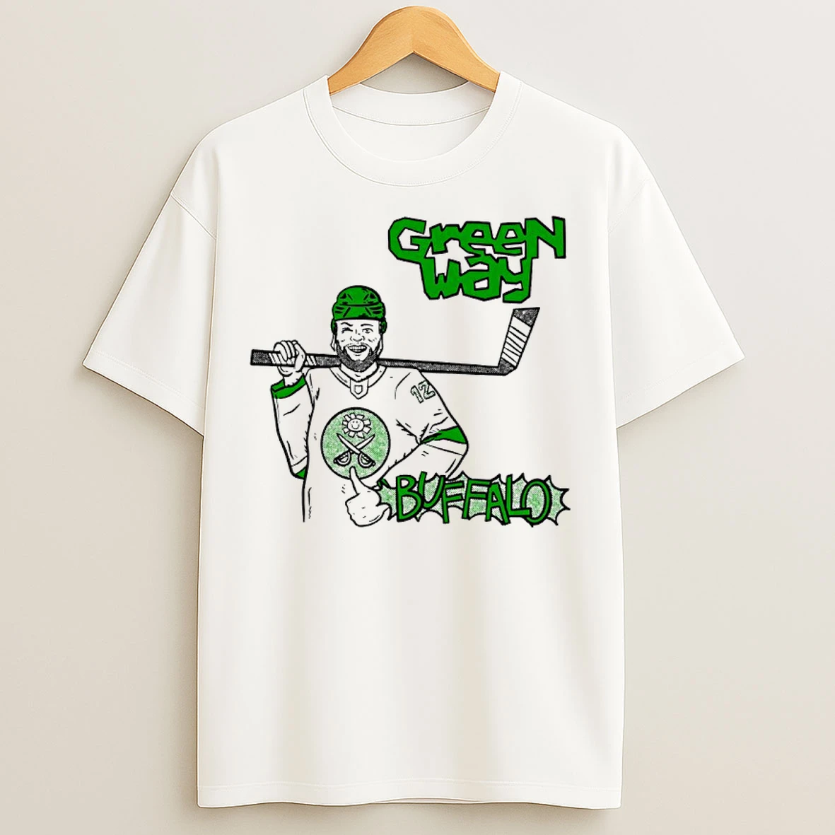 Classic Green Way Buffalo Sabres Tour T Shirts