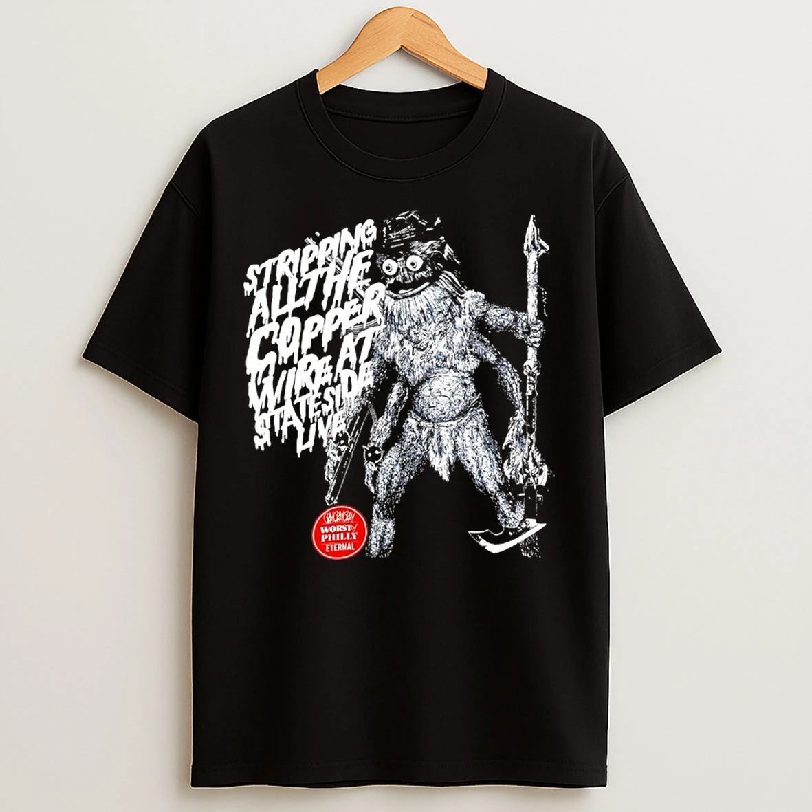 Classic Gritty Stripping All The Copper Wire At State Side Live T Shirts