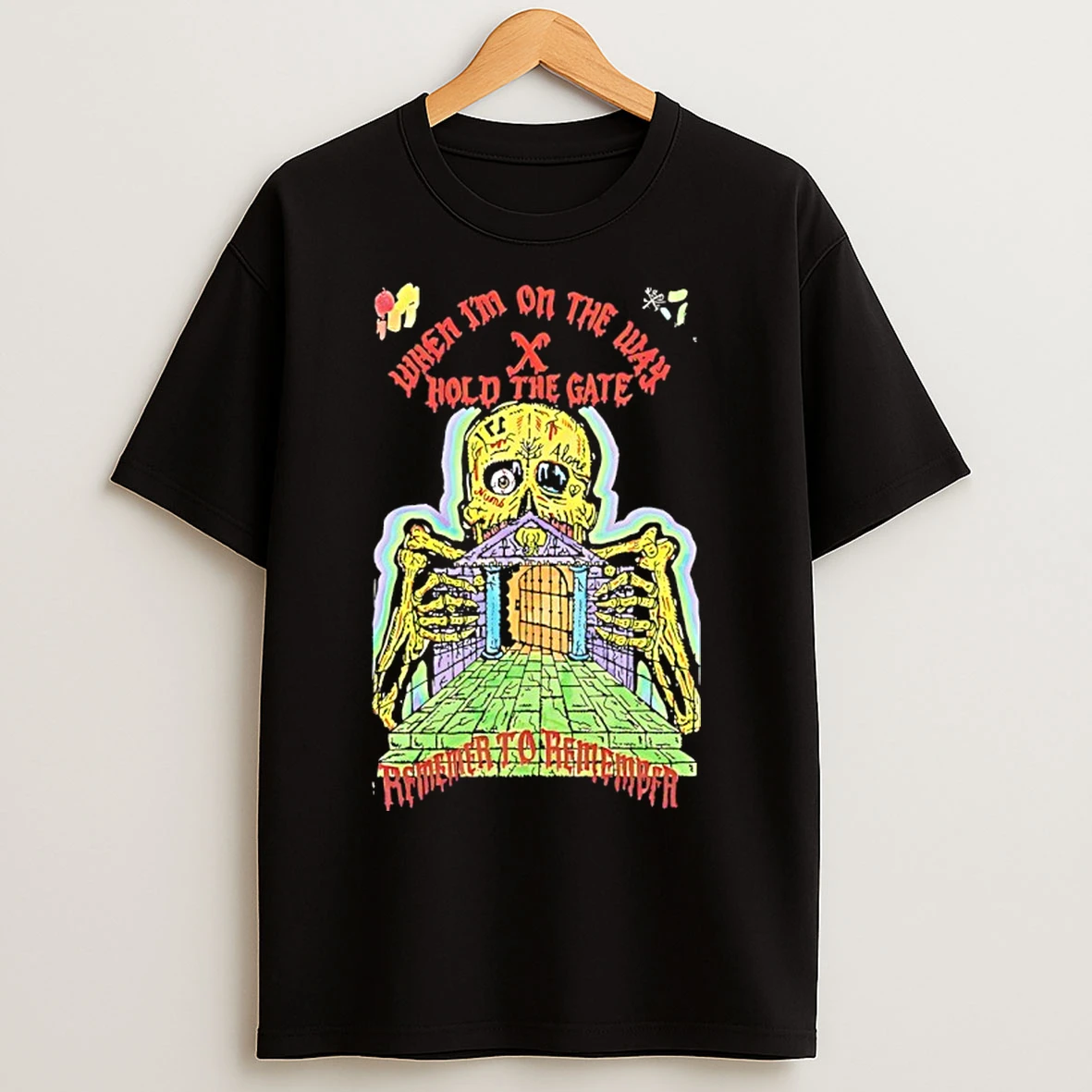 Classic Kanye West Wearing When Im On The Way Hold The Gate T Shirts