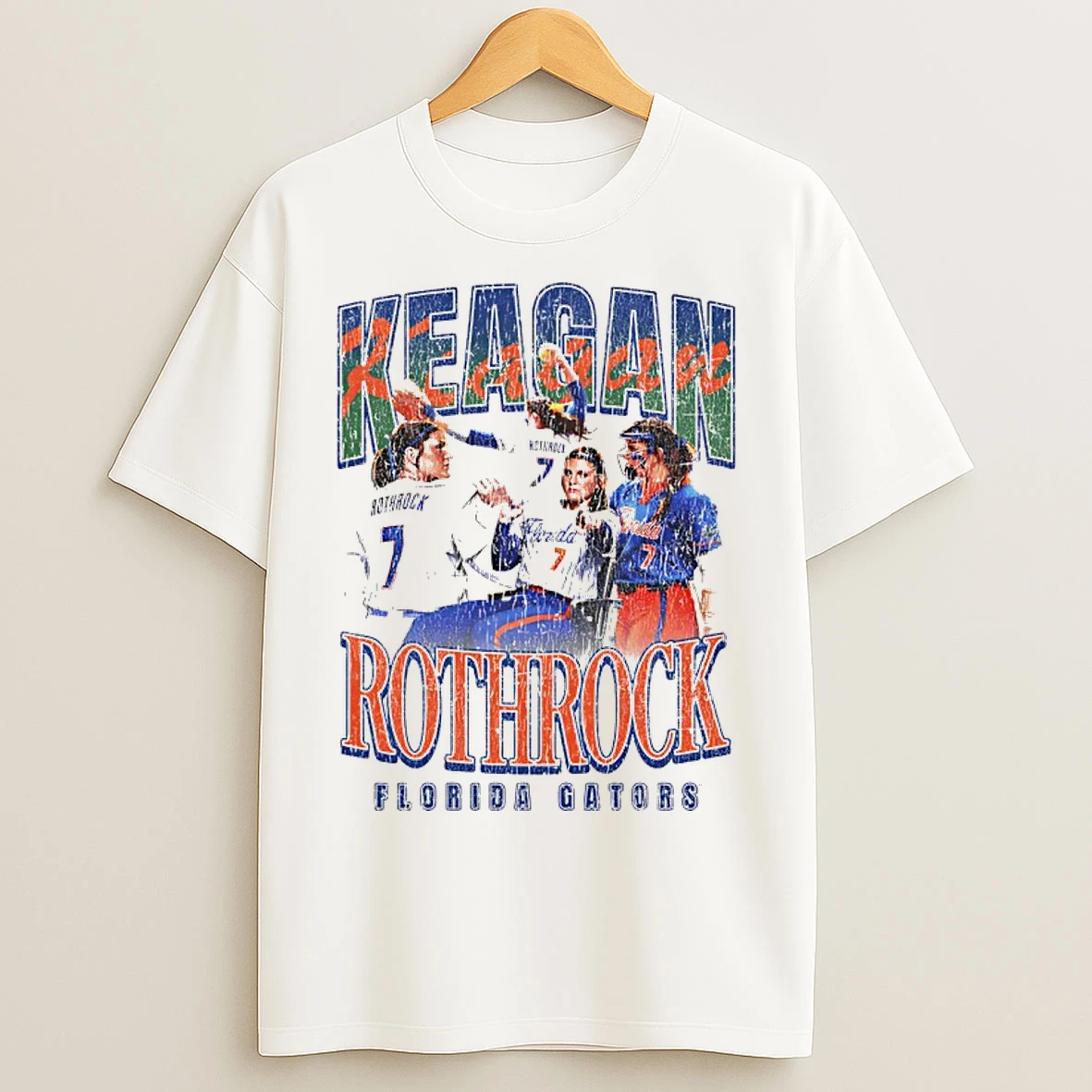 Classic Keagan Rothrock 90s Streetwear Florida Gators T Shirts