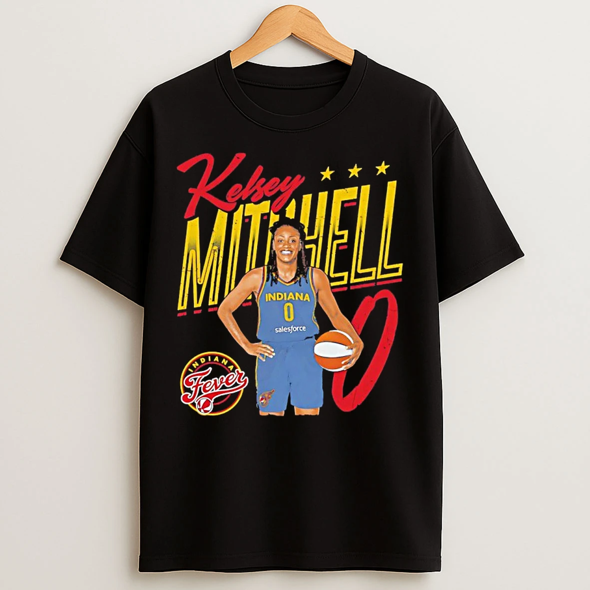 Classic Kelsey Mitchell Player Pose Indiana Fever T Shirts
