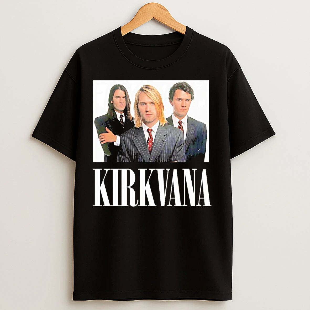 Classic Kirkvana Kurt Cobain Nirvana Parody T Shirts