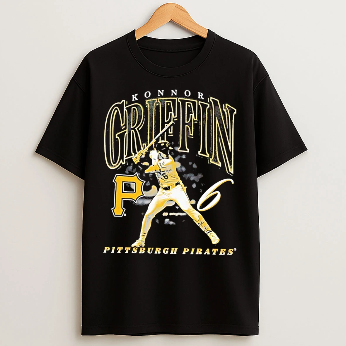 Classic Konnor Griffin Batting Stance Name Pittsburgh Pirates T Shirts