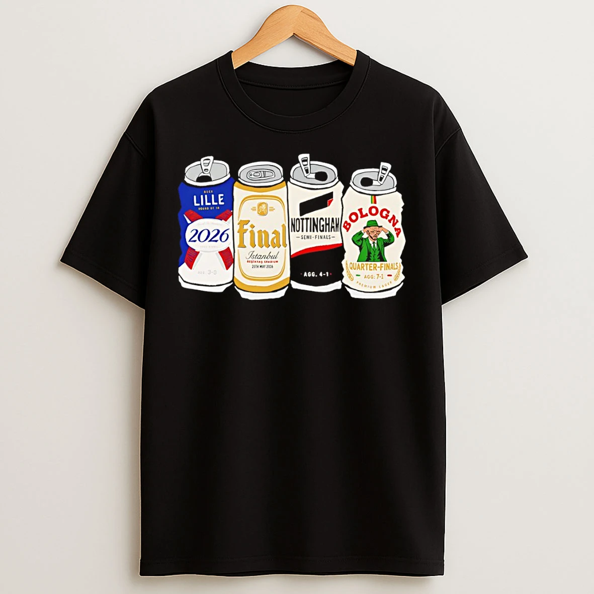 Classic Lille Beer 2026 Round Of 16 Final Istanbul 20th May 2026 Nottingham Semi Finals T Shirts