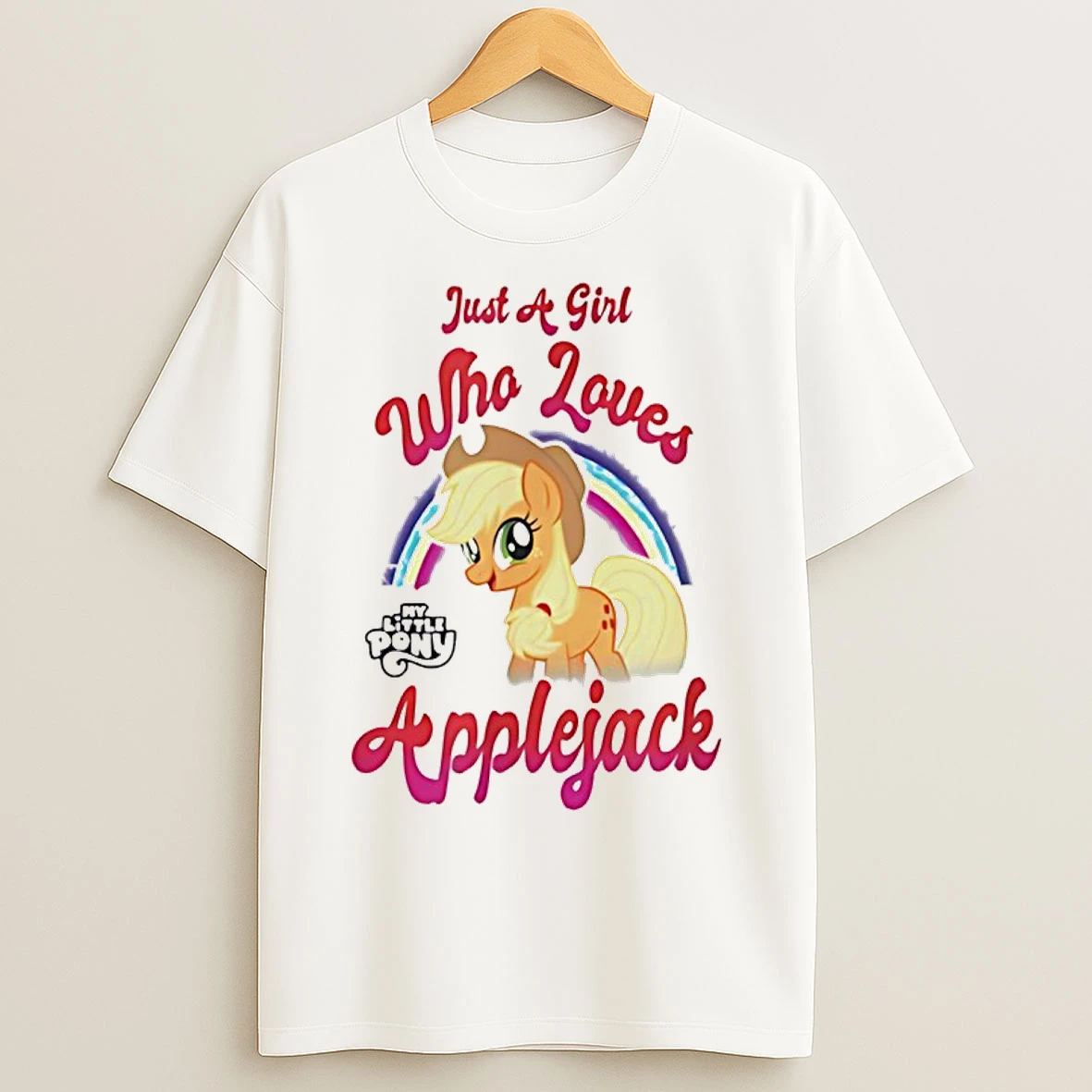 Classic Little Pony Just A Girl Who Loves Applejack T Shirts