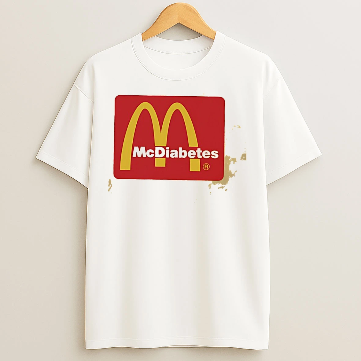 Classic Mcdiabetes Mcdonalds Golden Arches Logo T Shirts