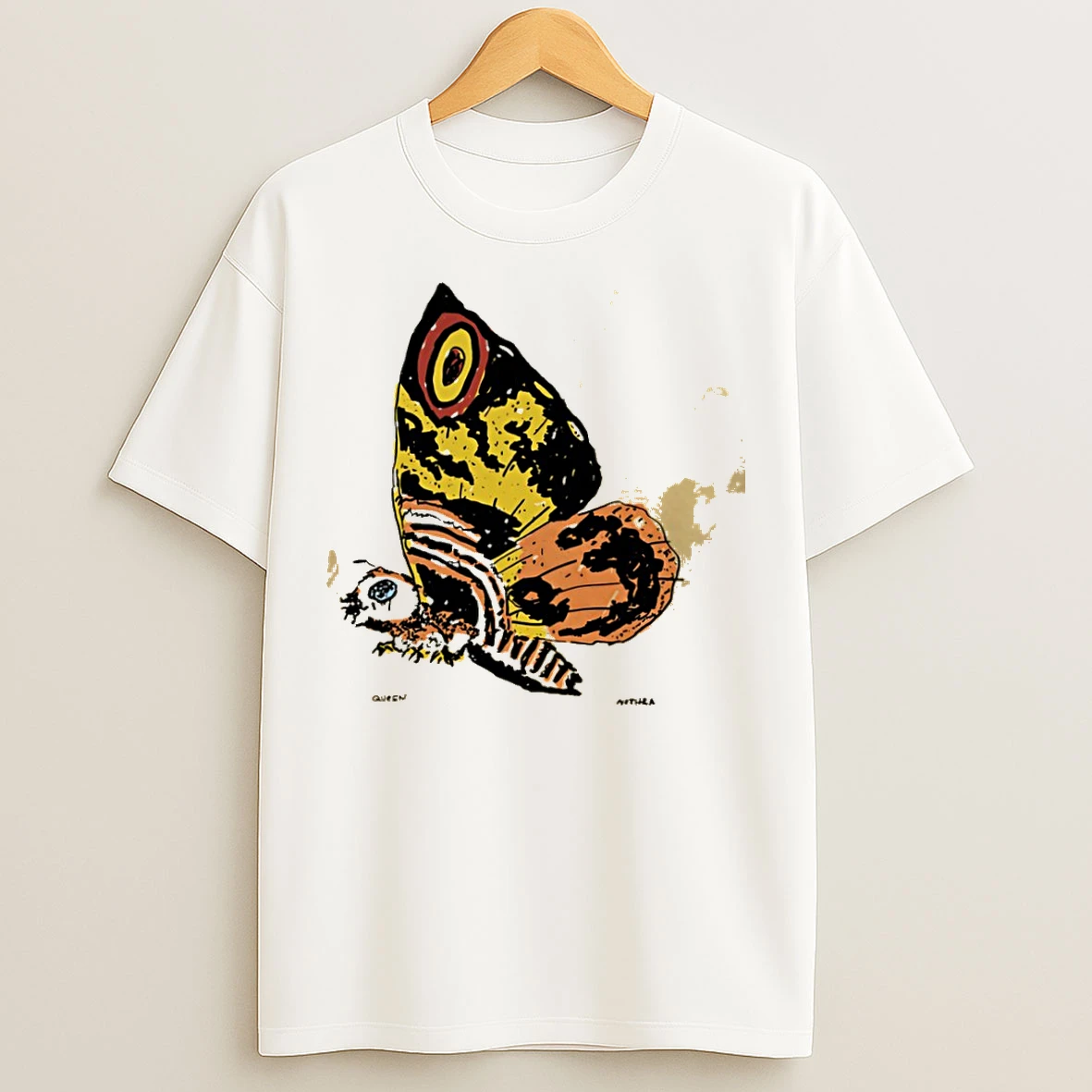 Classic Mothra Sketch Monsters T Shirts