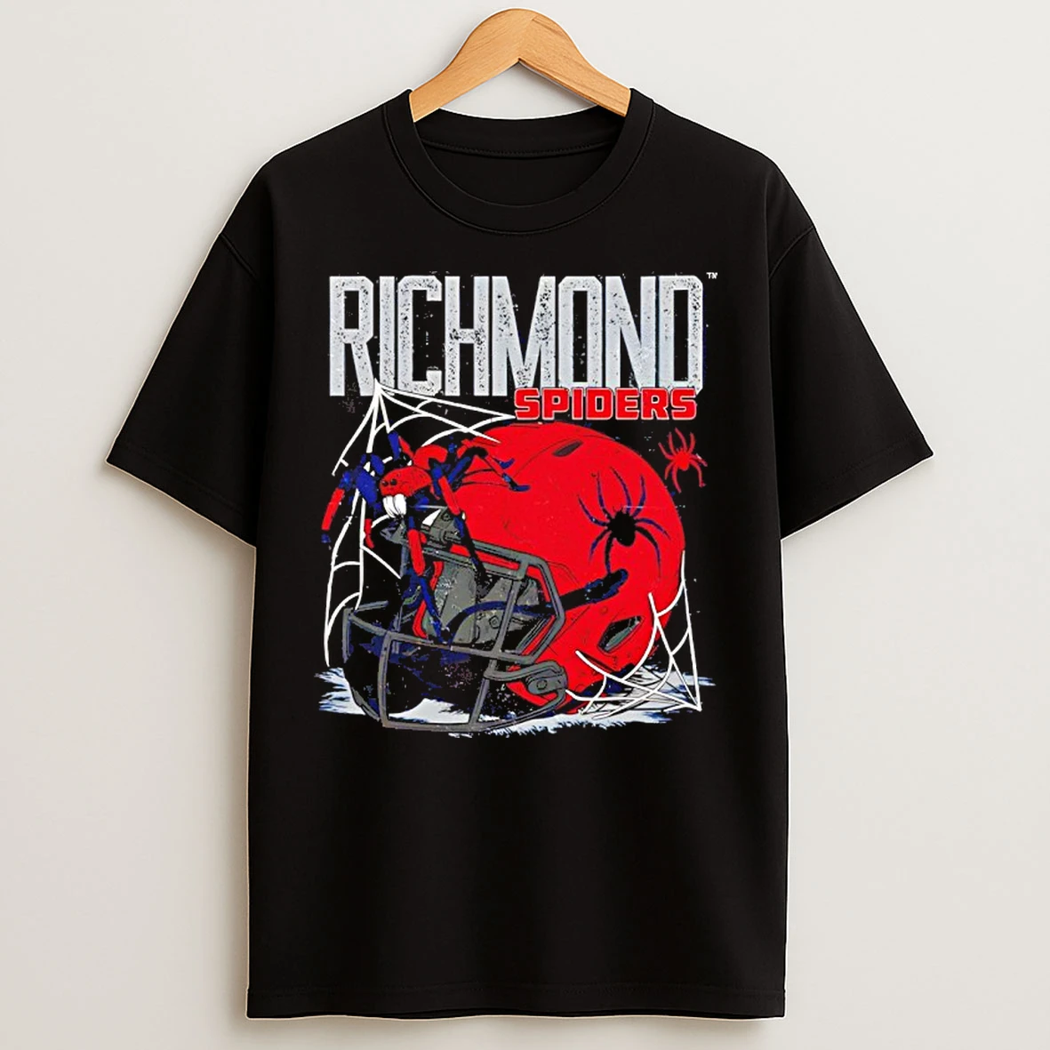 Classic Ncaa Football Richmond Spiders Vintage Helmet T Shirts