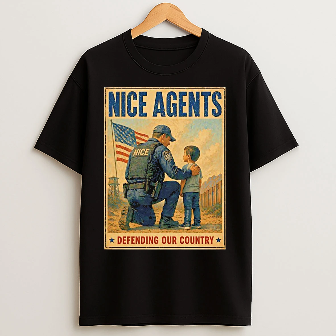Classic Nice Agents Defending Our Country T Shirts