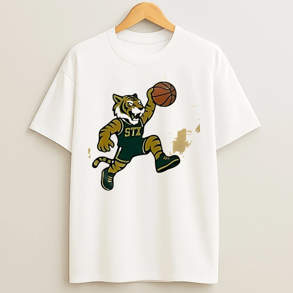 Classic Northern Michigan Wildcats Basketball Stx Tiger Dunking T Shirts