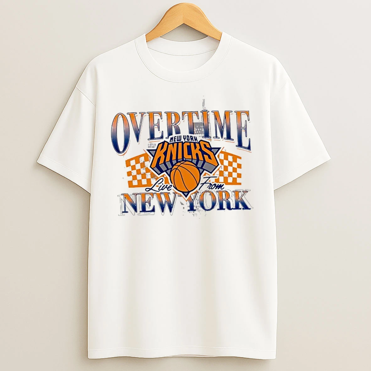 Classic Overtime Live From New York Knicks T Shirts