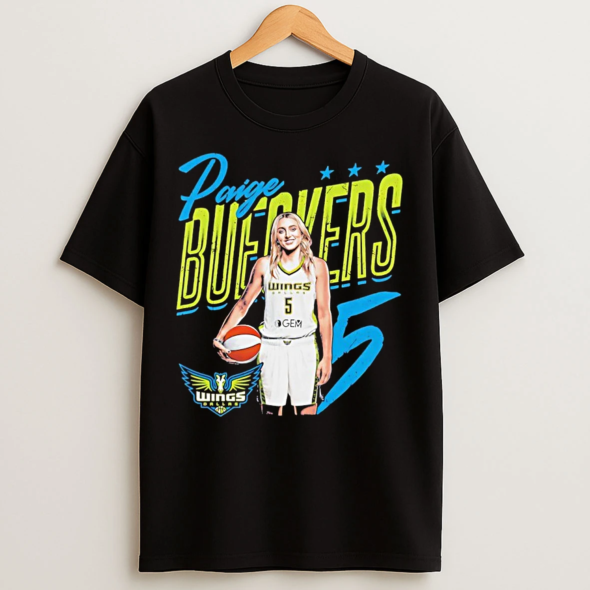 Classic Paige Bueckers Player Pose Dallas Wings T Shirts