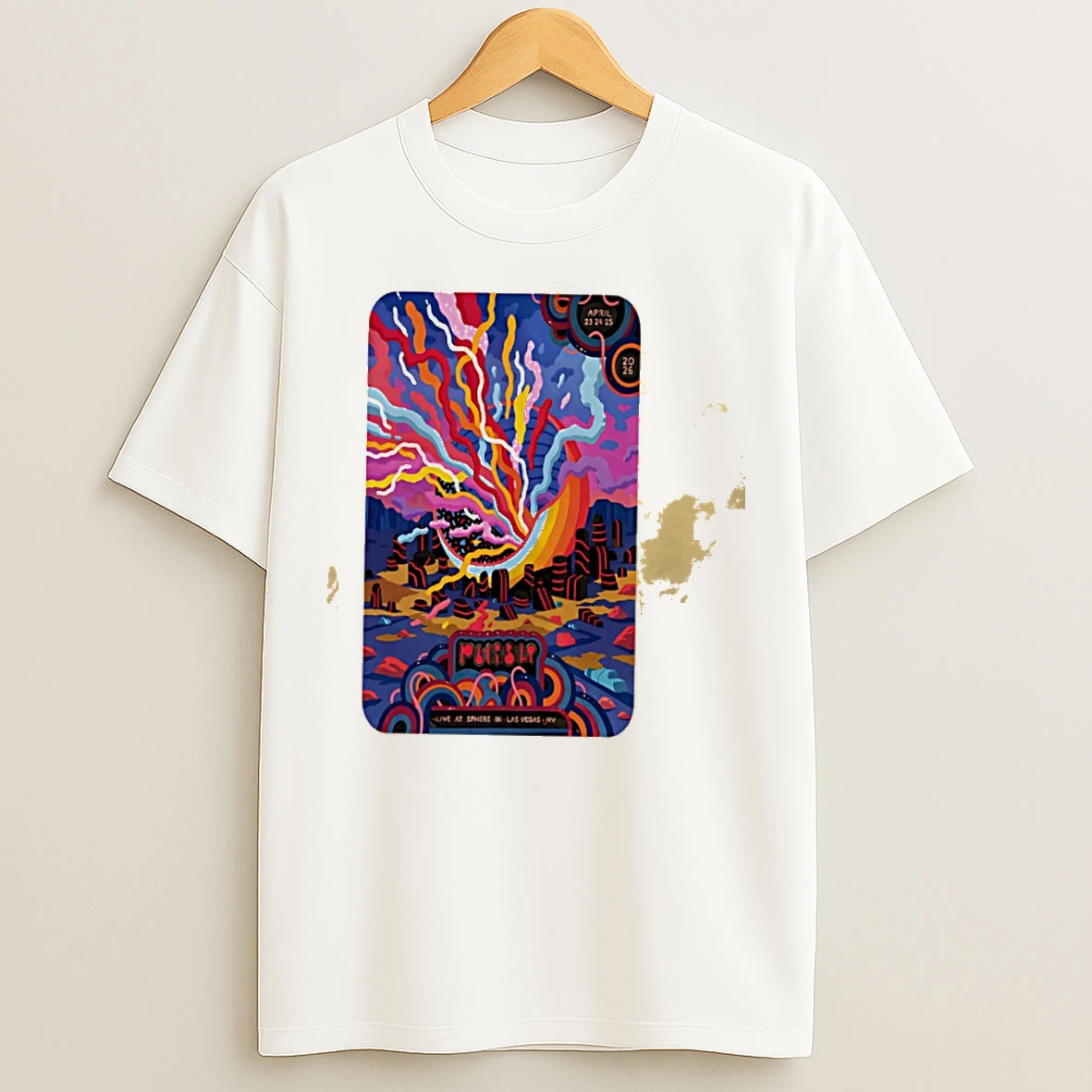 Classic Phish Sphere Sands Ave Las Vegas Nv Apr 23 24 25 2026 T Shirts