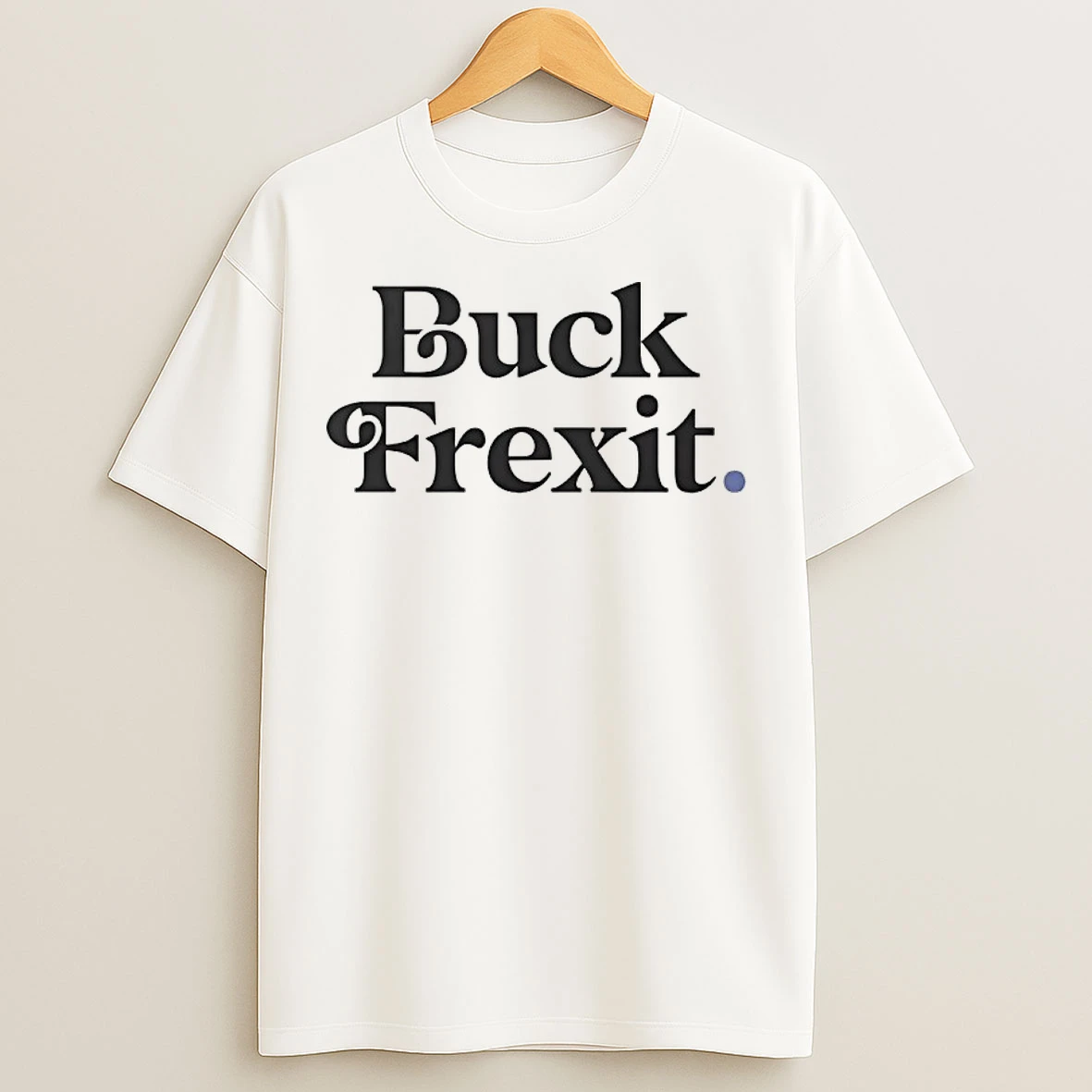 Classic Plaids Sarah Rees Wearing Buck Frexit T Shirts