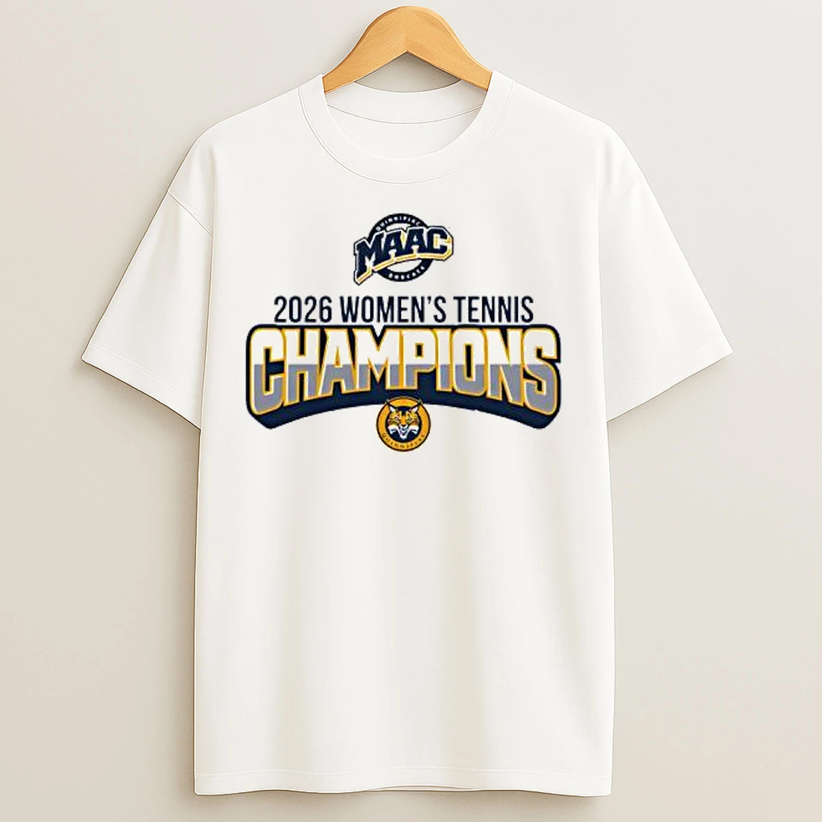 Classic Quinnipiac University 2026 Womens Tennis Champions Lst T Shirts