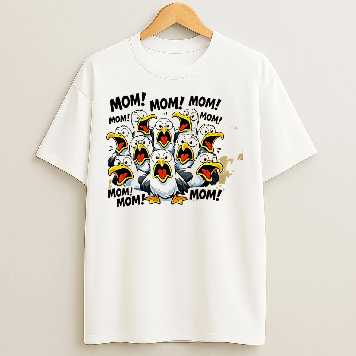Classic Seagull Mom Mothers Day Bird Animal T Shirts