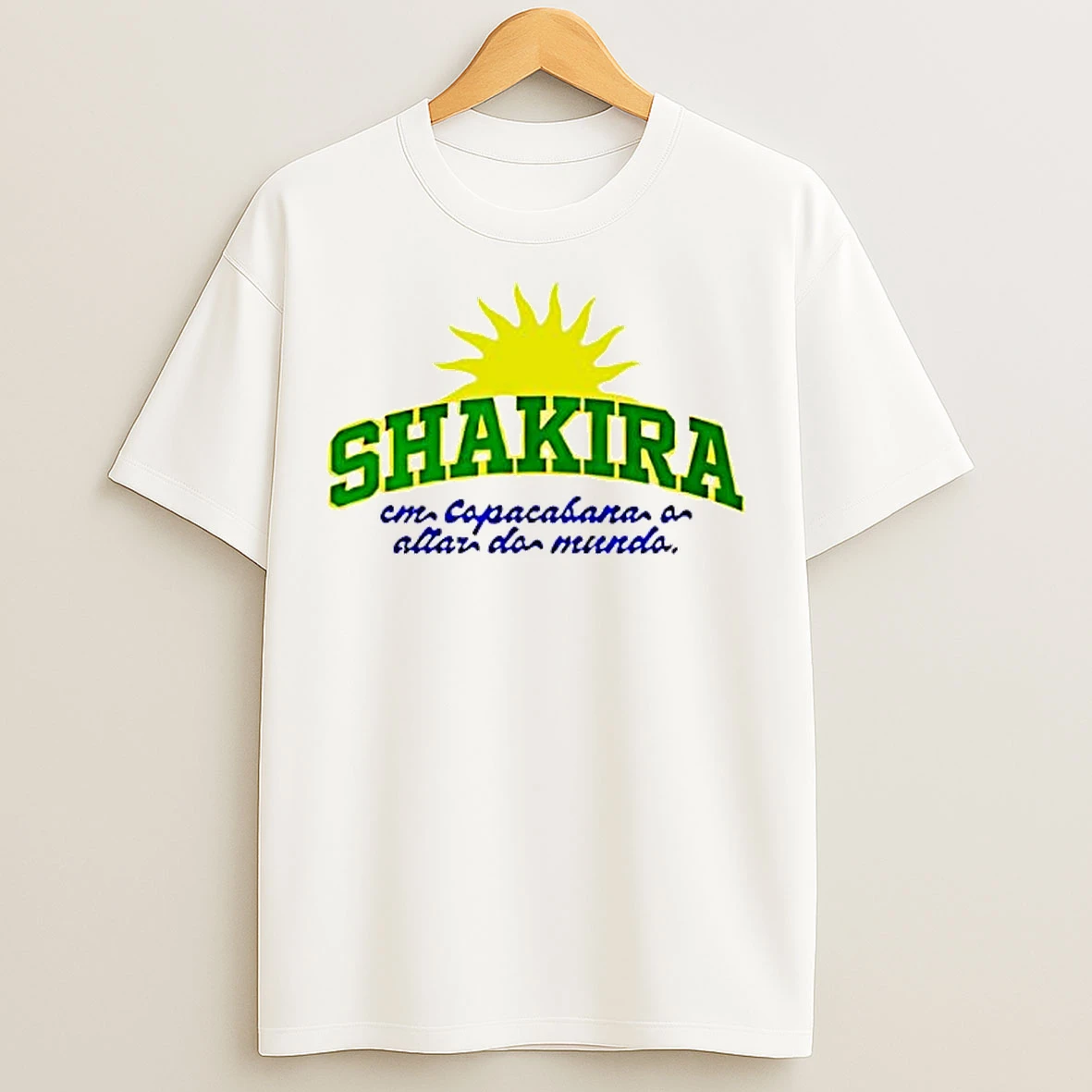 Classic Shakira In Copacabana Graphic T Shirts