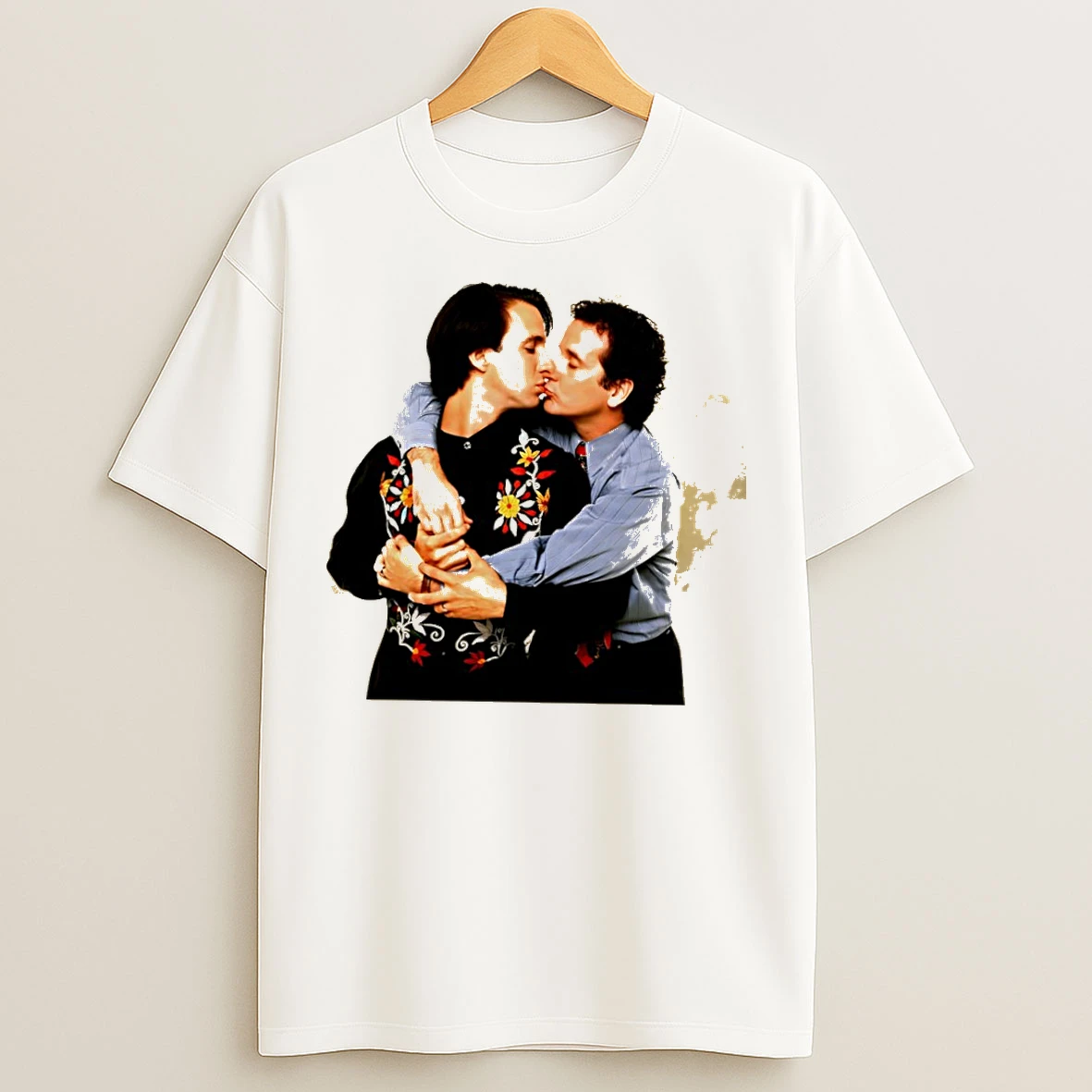 Classic Strangers Bronson Pinchot And Mark Linn Baker Posing Together T Shirts
