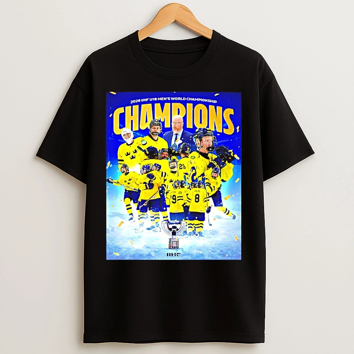 Classic Sweden Hockey 2026 Iihf U18 Mens World Championship T Shirts