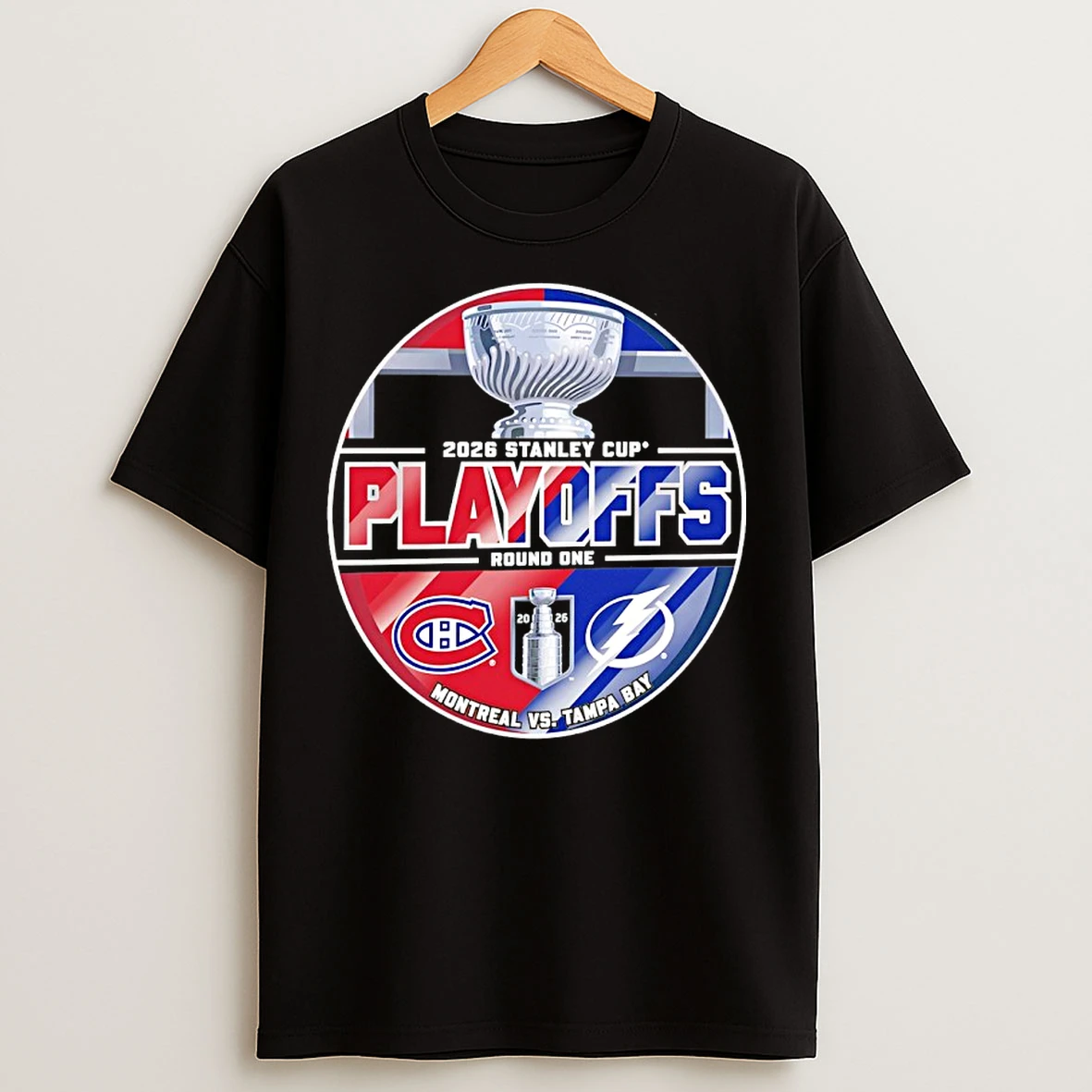 Classic Tampa Bay Lightning Vs Montreal Canadiens 2026 Stanley Cup Playoffs Round 1 T Shirts