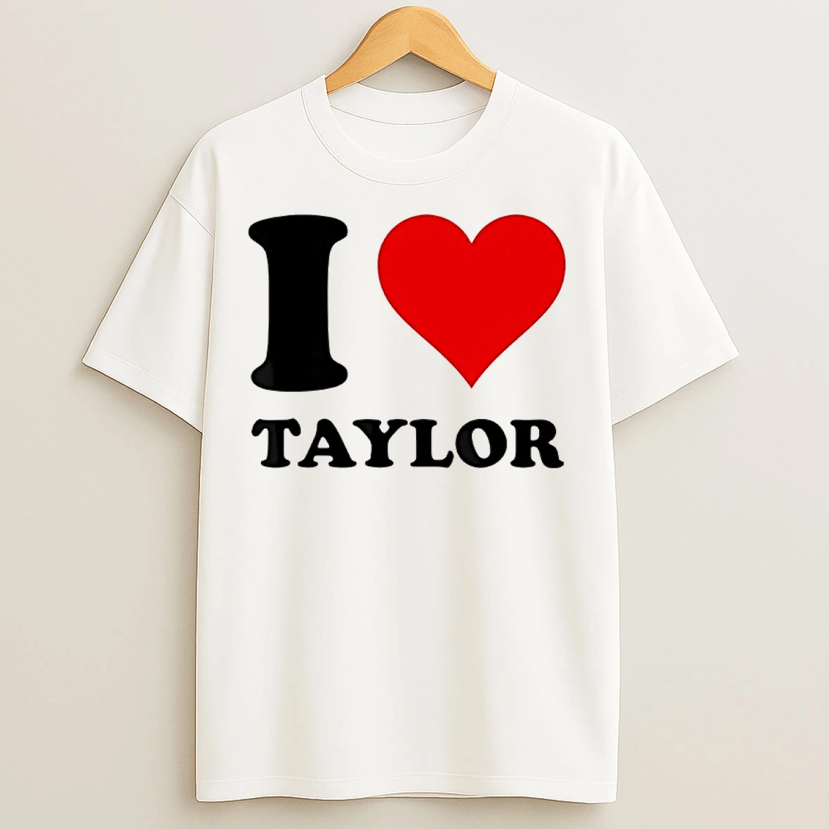 Classic Teacher Rachelle Russell Wearing I Love Taylor T Shirts