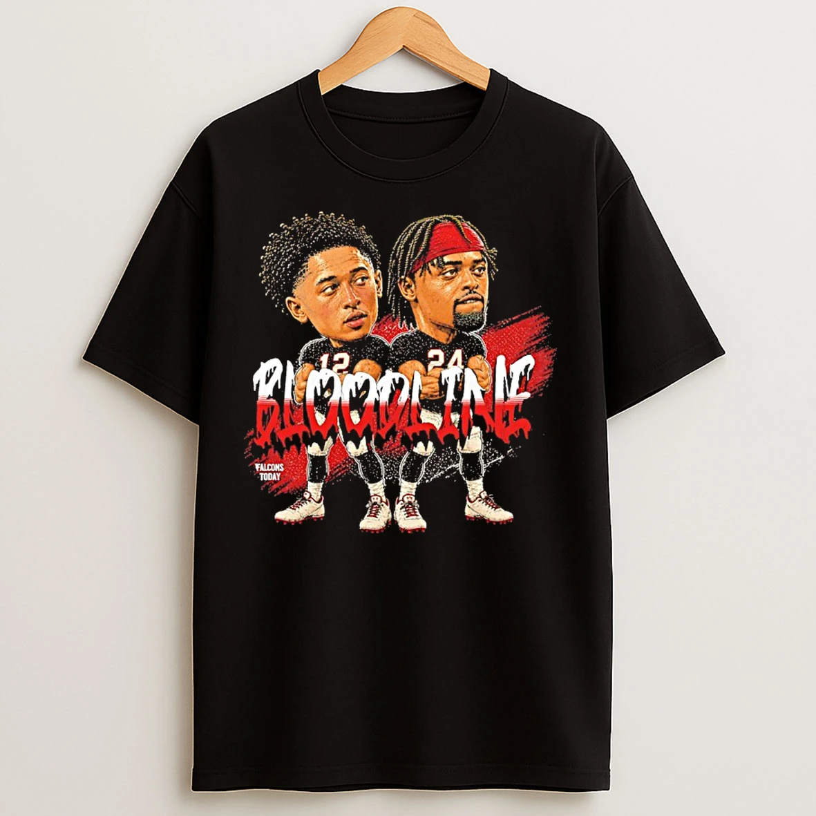 Classic Terrell Brothers Avieon And A J Bloodline Atlanta Falcons T Shirts