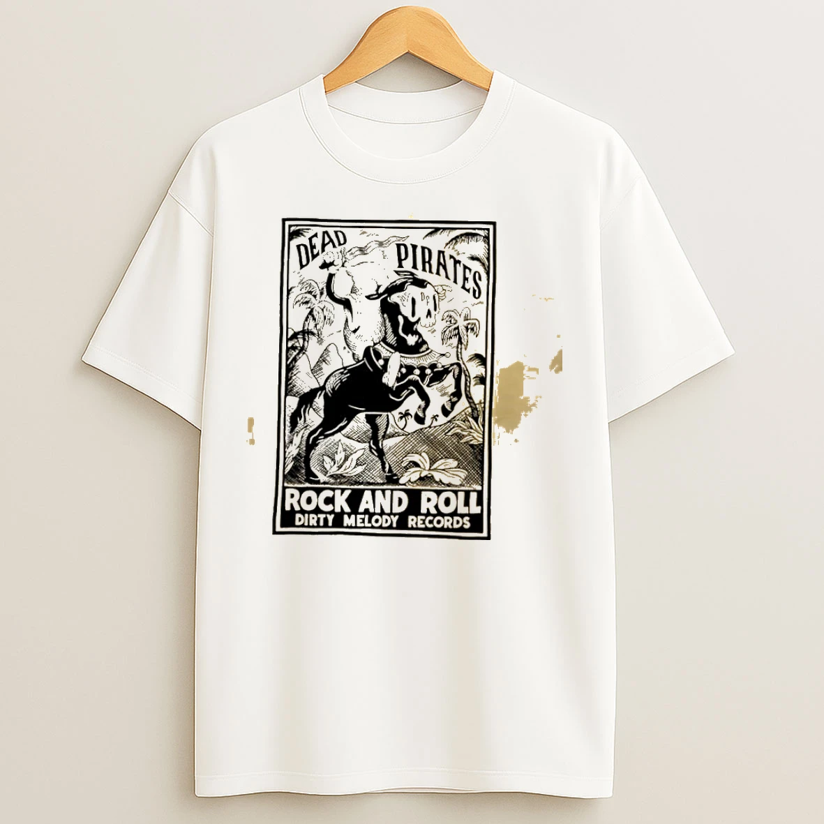 Classic The Dead Pirates Rock And Roll Dirty Melody Records T Shirts