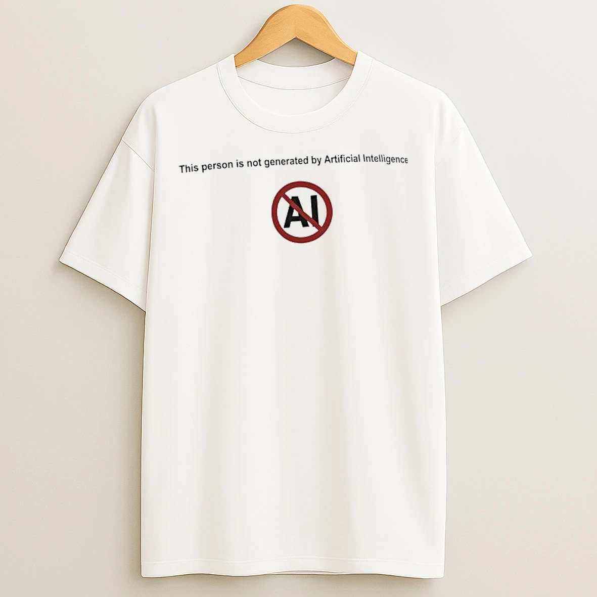 Classic This Person Is Not Generated By Artificial Intelligence Ai T Shirts