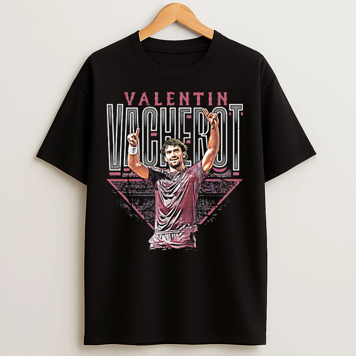 Classic Valentin Vacherot Monaco Professional Tennis Player T Shirts